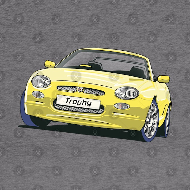 MG Rover MGF Trophy Yellow by Webazoot